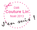 Défi couture Lin Noël 2013 #1