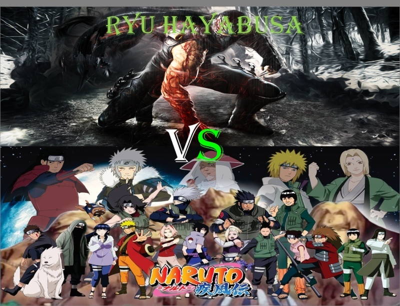 Naruto Uzumaki vs. Ryu Hayabusa Prelude by Dimension-Dino on
